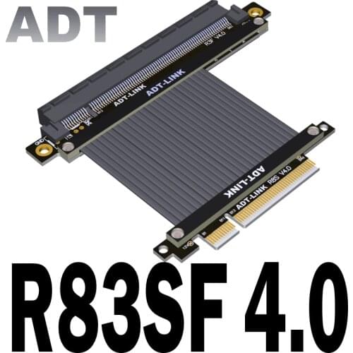 ETH PCIe 4.0 16x 8x Graphics Card Riser Extension Cable for RTX 3060 Server Motherboard Mining Bitcoin Rtx3060 3070 3080 3090