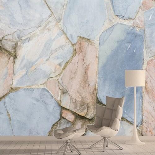 Custom Wallpaper 3D Creative Brick Stone Themed Mural for Living Room Bedroom Decoration Poster Wall Painting Home Paper Decor