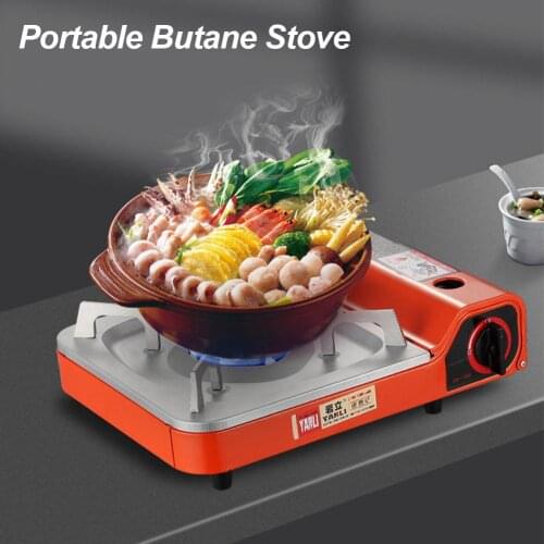 Portable Butane Stove Electronic Ignition Anti-slip High Temperature Resistance Gas Stove