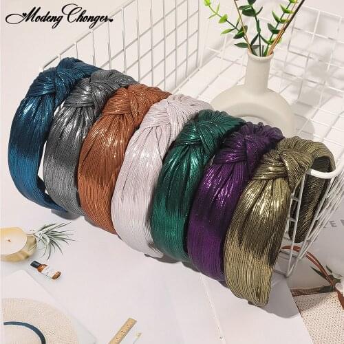 Simple Vintage Gold Mesh Hairbands Solid Color Fashion Small-brimmed Headbands Elegant Bezel Hair Accessories Women Headpieces