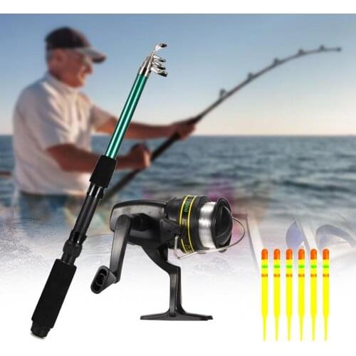 127Pcs/Set TF105 Fishing Tackle Tools Equipment with 1.6m Rod Fish Reel Gear