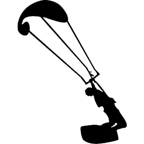 S51603# Various Sizes/Colors Car Stickers Vinyl Decal Kitesurfing Motorcycle Decorative Accessories Creative