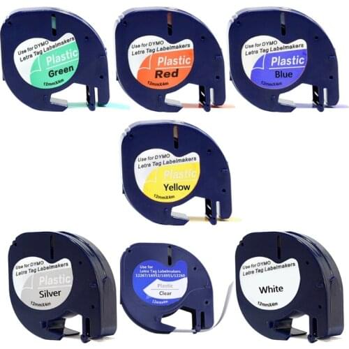 Compatible Label Tape for LetraTag LT Refills Label Tape High Quality ABS12mmX4m