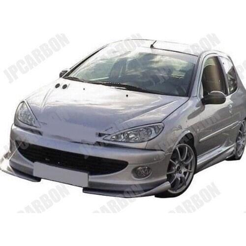 Fiberglass Headlight Eyebrows Eyelids Covers for 1998-2012 Peugeot 206 206cc