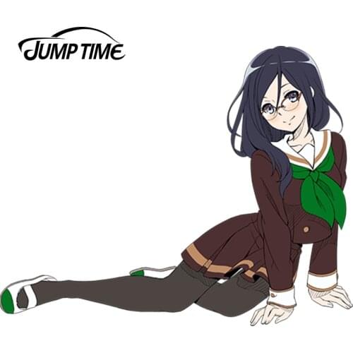 JumpTime 13cm x 10.3cm Car Styling Anime Hibike! Euphonium Tanaka Asuka Render Cartoon Car Sticker Accessories