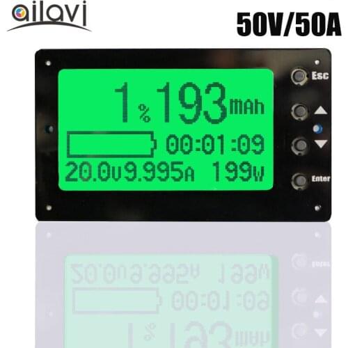 TF03 Large Screen Coulomb Meter Battery Capacity Display Lithium Iron Phosphate Remain Capacity Detector Tester