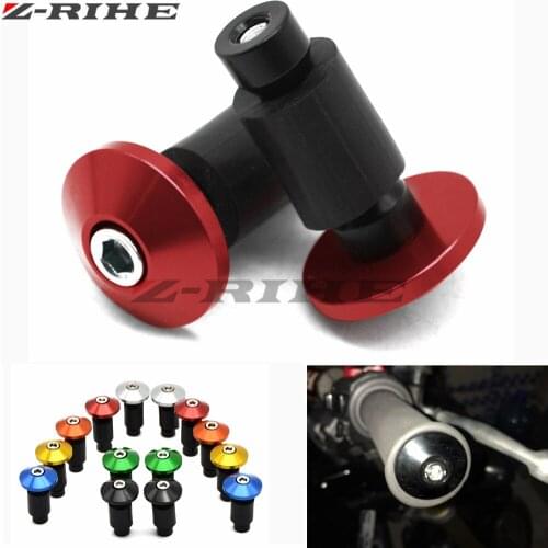 Universal 7/8" 22mm CNCMotorcycle Hand Bar Ends Handlebar Grips Ends FOR YAMAHA YZF R1 YZF R6 MT 07 09 XJ6 T-Max 530 KAWASAKI