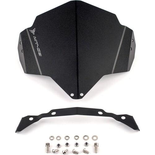 For Yamaha MT03 MT-03 MT 03 2015-2016 Motorcycle Upper Headlight Top Cover Windscreen Windshield Wind Deflector Motorbike