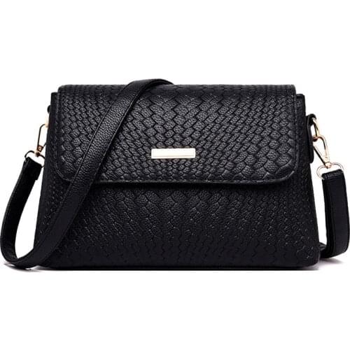 Women Shoulder Bags Small Satchel Simple Design Female Crossbody Bag Soft PU Leather Flap Bag Messenger Bags Sac Femme