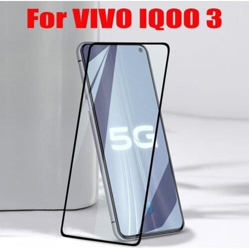 2PCS 3D Full Glue Tempered Glass For Vivo IQOO 3 Full Screen Cover Screen Protector Film For Vivo IQOO 3