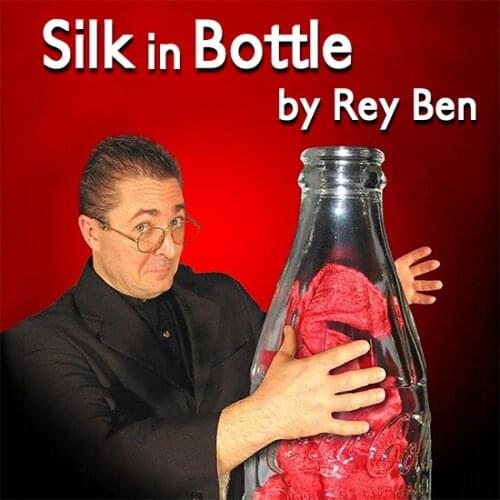 2019 New Silk in Bottle by Rey Ben (Gimmick and Online Instruction) Close up Magic Tricks Stage Magia,Illusions Fun Visual Magic