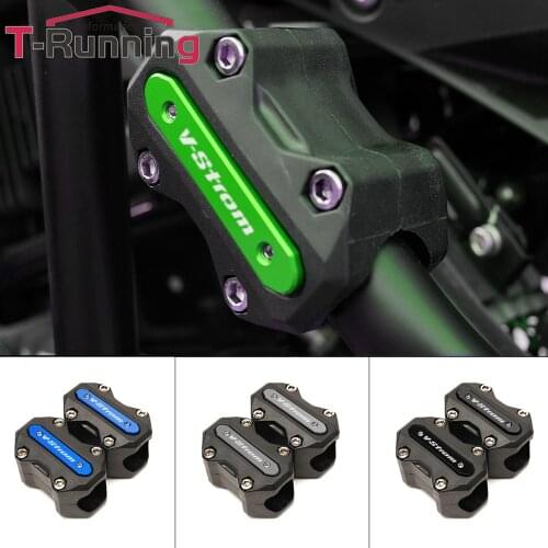 2020 New Motorcycle CNC Crash Bars Decorative Block Engine Guard Bumper Protector For SUZUKI DL650 V-Strom DL1000 DL 650 1050/XT