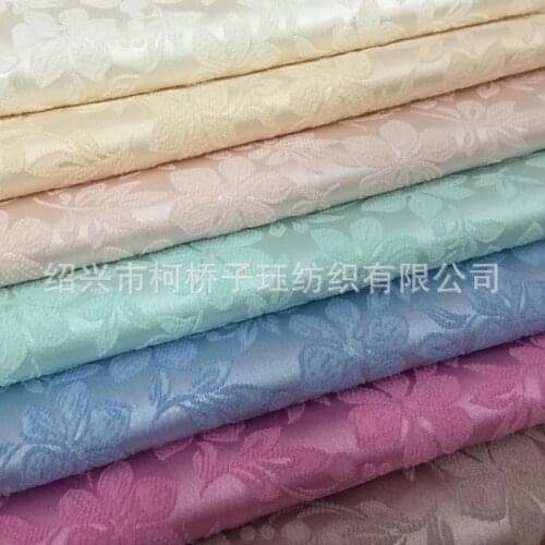 5m/lot Soft Felt Jacquard Fabric for Dress Cheongsam Hanfu Silk-like Sewing Arts Crafts Tailor DIY Apparel
