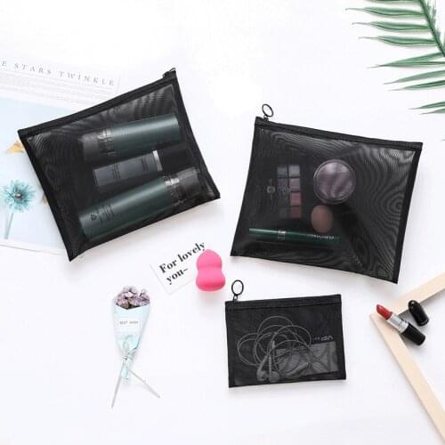 CHALLEN Black Cosmetic Bags