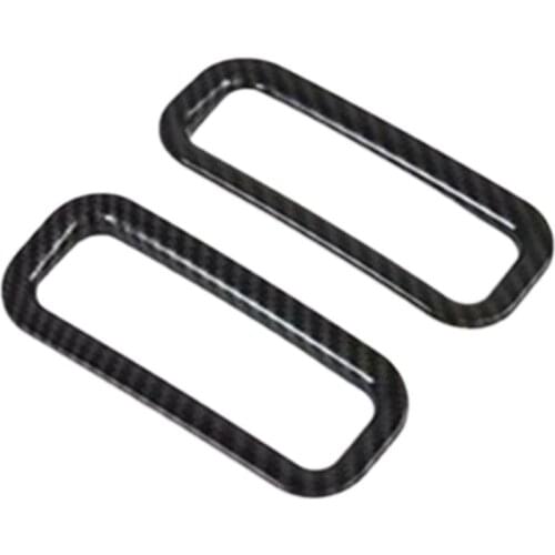 For Ford Transit 2017 Tourneo Custom 2016 Carbon Fiber Style ABS Car Rear Fog Light Cover Trim Styling Sticker