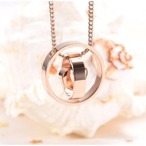 Circle Heart Cremation Jewelry Memorial Urn Necklace Stainless Steel Ashes Holder Keepsake for Love Gift