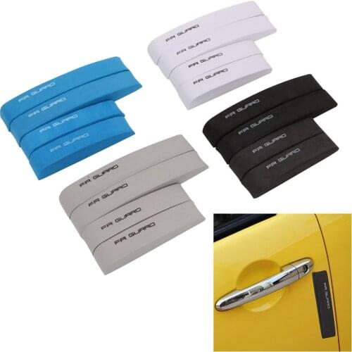 LEEPEE Auto EVA Mouldings 4 Pcs Car Sticker Bumper Protector Universal Absorb shock Car Door Edge Protector