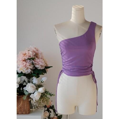 2021 Summer Autumn Holiday Sexy Off The Shoulder Solid Top