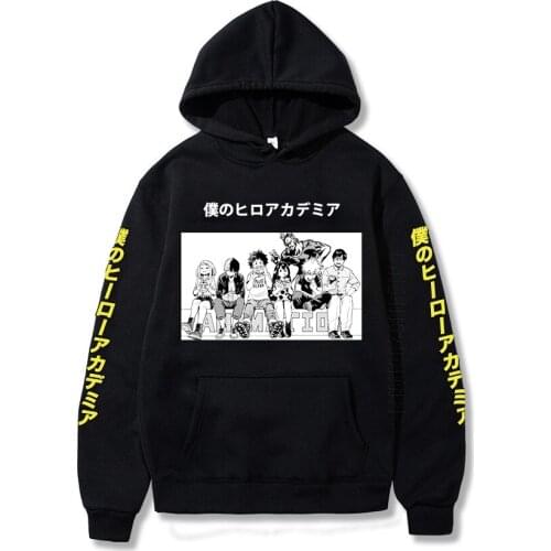 My Hero Academia Cosplay Todoroki Anime Bakugou Streetwear Boku No Hero Academia Izuku Midoriya Hip Hop Clothes For Men