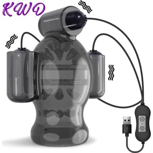 Male Masturbator Glans Trainer Sex Toys For Men Delay Lasting Trainer Glans Vibrator Sex Products Penis Vibrator Glans Massage