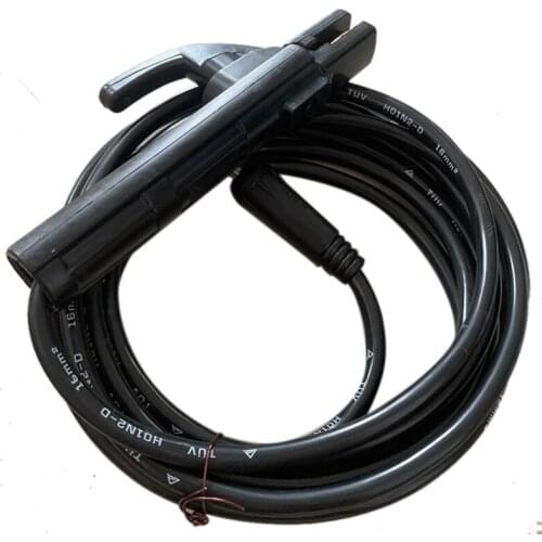 New 5M Welding Accessories For Welding Electrode Holder 200Amp Manual MMA Arc Welding 10-25Mm Connector And Lead Cable