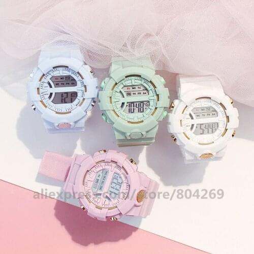 Wholesale Kids Digital Military Sport LED Waterproof Wrist Watch Sports Watch Watch Men часы мужские Sports HONHX 592