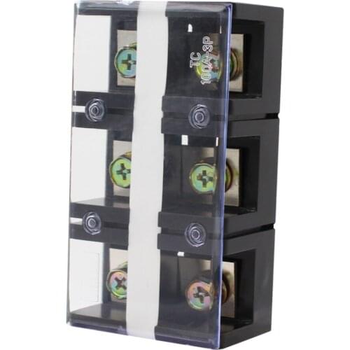 Original Export Terminal Blocks TC1003 High Current Terminal Strip 100A 600V 3 Wiring Board Fixed