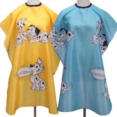 Hairdressing Children Kid Cartoon Cape Waterproof Hair Cutting Dyeing Clothes Manteau Apron Wrap Pro Salon Barber Styling Tools