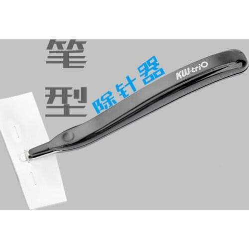 Portable Staple Remover Featured Easy Pull Pen-Type Magnetic Head Reduced Effort for Office School Home Stationary Tool