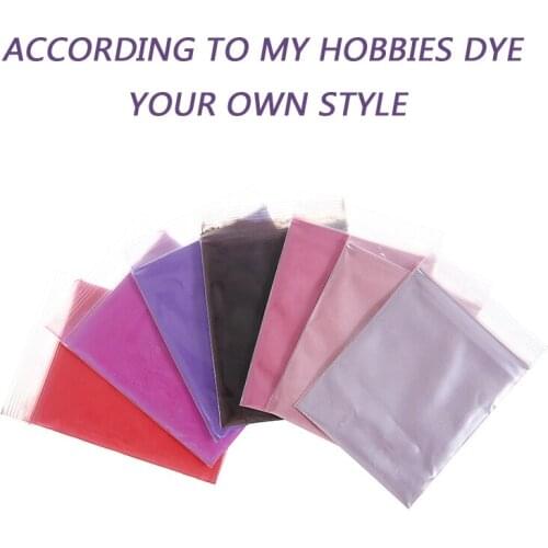 Pink Purple 7 Colors One-step Single Tie Dye Pack Cotton Fabric Textile Paint Powder For T-shirt Hat Scarf Coloring