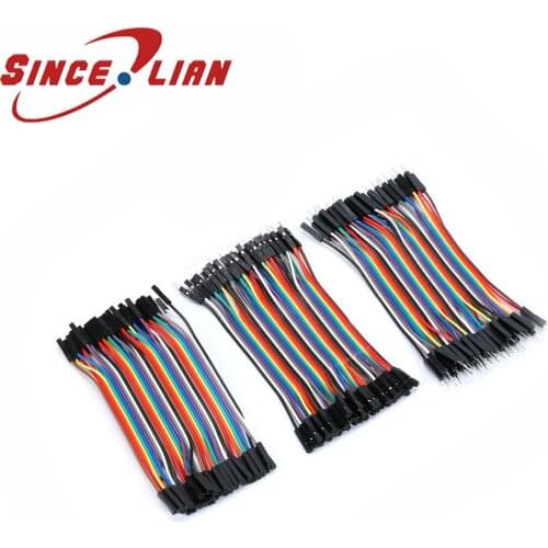 SINCILIAN 120pcs Dupont Cable 10cm Male To Male +Male To Female And Female To Female Jumper Wire Dupont cable connector