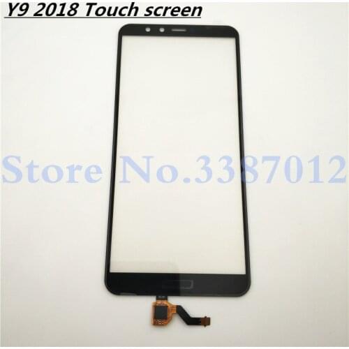 5.93'' Replacement High Quality For Huawei Y9 2018 / Enjoy 8 Plus Touch Screen Digitizer Sensor Outer Glass Lens Panel