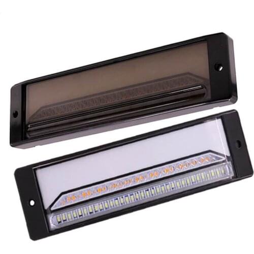 Waterproof LED Led Truck Lorry Light Trailer Brake Light Neon Halo Tail Brake Stop Turn Signal 12V/24V Rear Turn Van Lamp