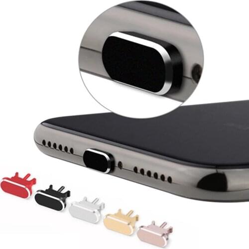 2pcs Metal Dust headphone plug For iPhone 8 7 6 5s iphone anti dust plug For iphone 7 plus 8 plus stubs for phone accessories
