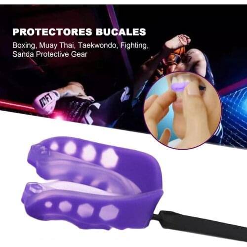 Teeth Guard Soft Protect Mouth EVA Teeth Sports Safety Adult Mouth Protector for Boxing