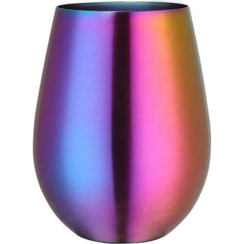 304 Stainless Steel Wine Glasses Coffee Drink Beverage Beer Drinkware Water Cup