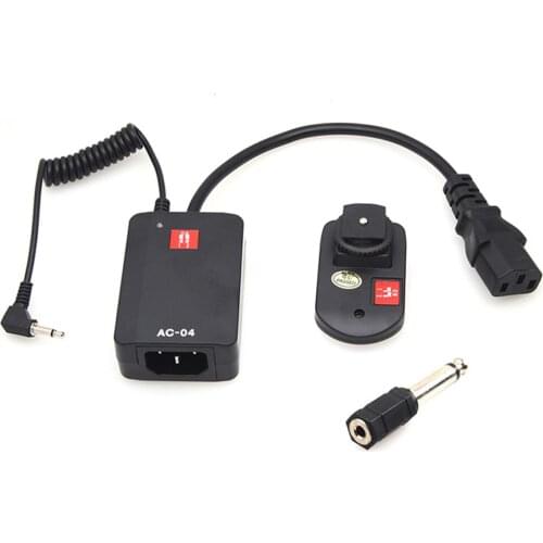 4 Channels Wireless Radio Flash Trigger Transmitter with 3.5mm to 6.35mm Adapter for Photography Studio Flash Light Accessaries
