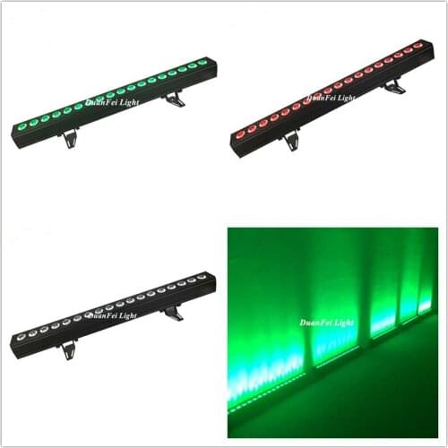 6lot 18x10w dmx rgbw led wall washer indoor linear bar dj wash wall led bar for stage