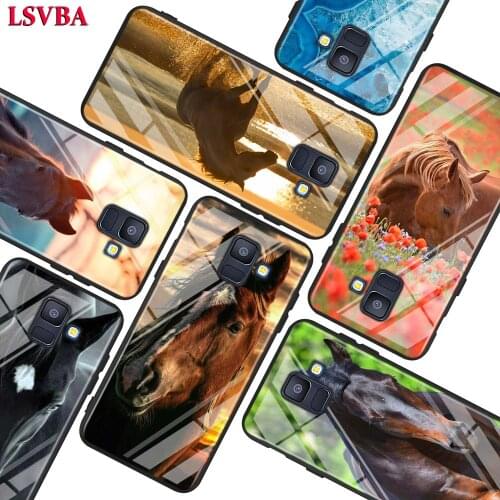 Great Horses Running For Samsung Galaxy A750 A9 A8 A7 A6 A5 A3 Plus 2018 2017 2016 Super Bright Glossy Phone Case Cover