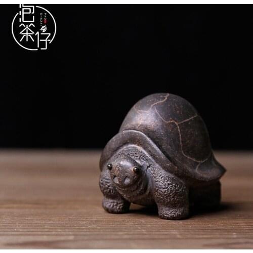 Violet arenaceous kunfu tea pet animals small place for tea tea table decoration fun play tea to keep fine personality