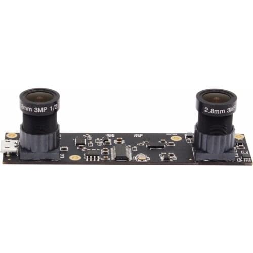 1920X1080 MJPEG AR0330 Dual M12 Lens Stereo Camera Micro Mini Industrial USB 2.0 Camera Module Driverless for 3D VR Application