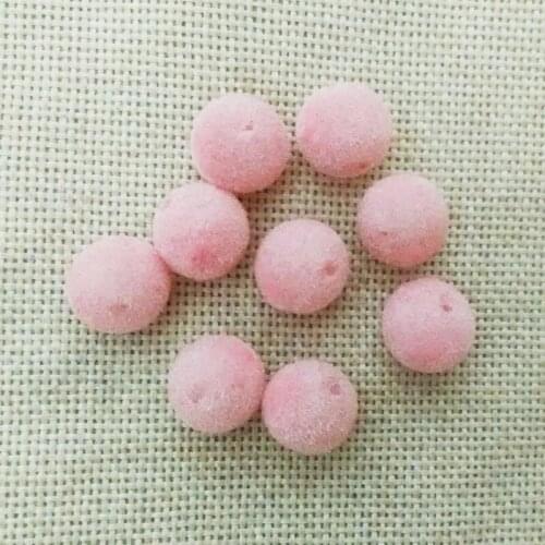 8mm component jewelry findings velvet beads choker necklace Accessories tassel charms lariat earrings spacers brincos corsage