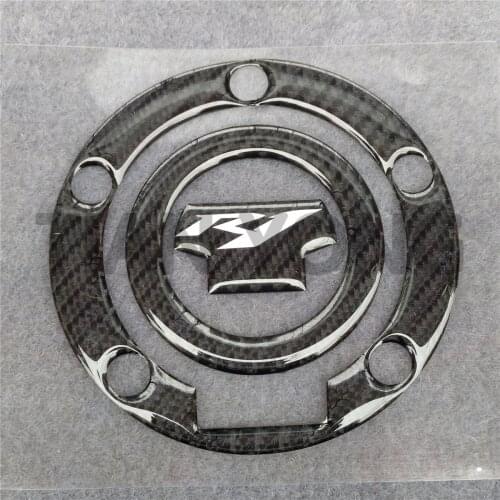 For Yamaha YZF- R1 Tank Pad Tankpad Gas Cap Pad 3D Resin High Quality Sticker Black Carbon Brazing Decorative Protector