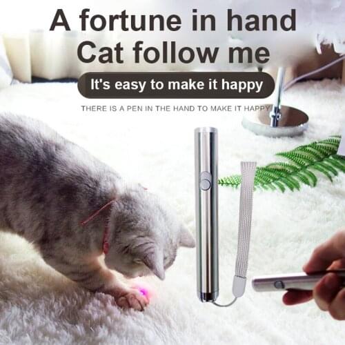 Red Laser Pen LED Light Laser Toys Tease Cats Rods Visible Light Laser Pointer Funny Interactive Goods For Pets Gatos Cocina