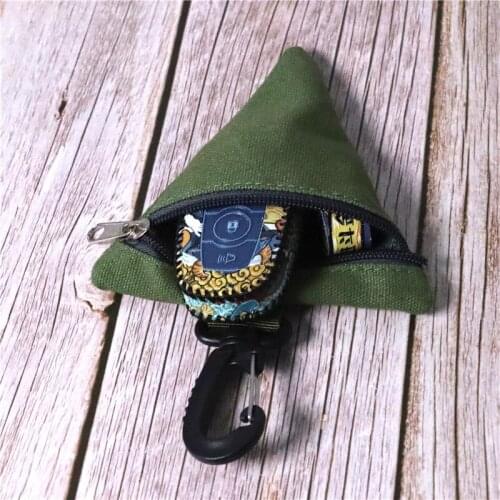 Mini Tactical Wallet Coin Key Purse Military Pack Small Earphone Pouches Outdoor Triangle Waist Bag Hunting Bag Hiking Tools