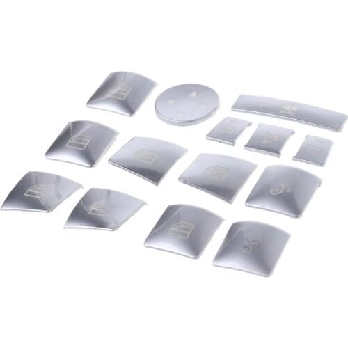 Car Window Glass Lift Button Sticker for mercedes benz A B C E GLA CLA GLK GL ML GLE Class H8WE