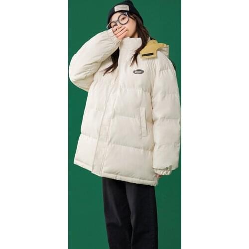New Winter Coat, Long-sleeved Padded Jacket, Mid-length Plus Velvet Cotton Thickened Warmth Thick Coat Womens Vest Short Collar