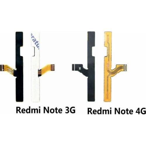 New Power On Off Volume Button Flex Cable For Xiaomi Redmi Note 3G 4G Repair Parts