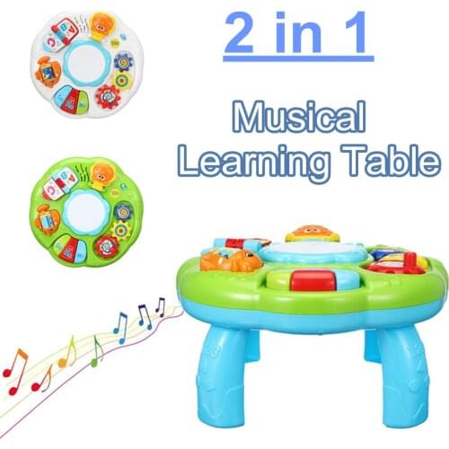 Educational Piano Pat Drum Musical Instrument Learning Table Baby Toy Baby Activity Educational Toy Music Game Playing Toys