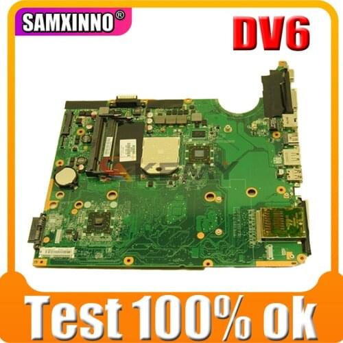 Original For HP DV6 Series Laptop Motherboard DA0UT1MB6E1 571186-001 DDR2 MB 100% Tested Fast Ship